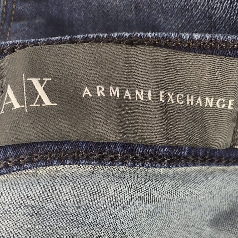 Armani Exchange Super Skinny Blue Jeans Size 26 - Picture 7 of 9